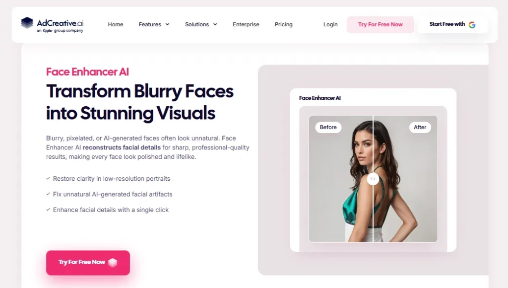 Adcreative - Face Enhancer AI