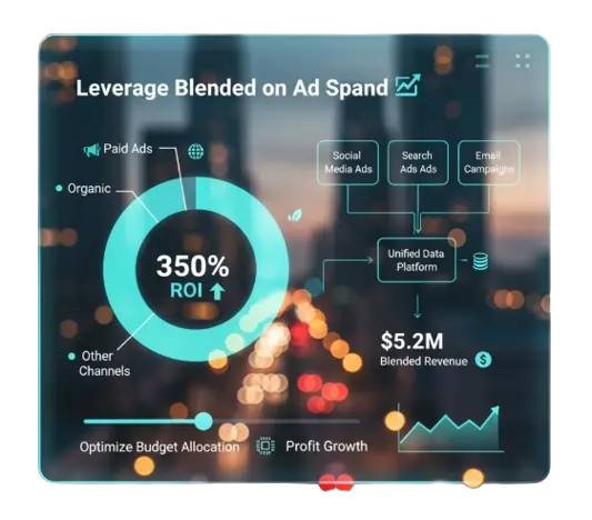 Leverage blended ROAS