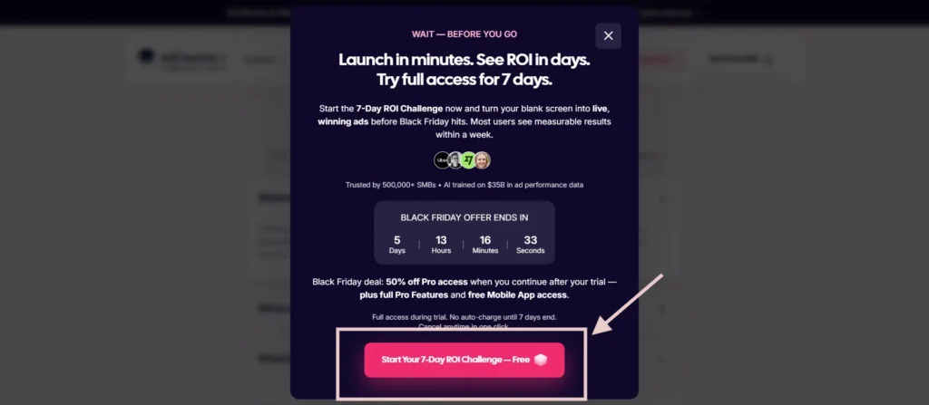 AdCreative.ai Free with a 7-Day Trial and 10 Credits